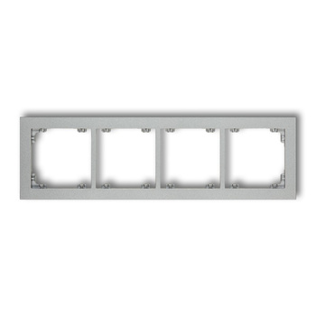 KARLIK DECO 7DR-4 Ramka uniwersalna poczwórna z tworzywa