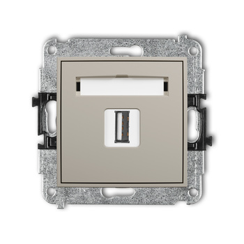 KARLIK ICON 60IGUSB-1 Mechanizm gniazda pojedynczego USB A-A 2.0