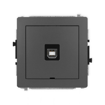 KARLIK DECO 28DGUSBBO-3  Gniazdo pojedyńcze  USB A-B 2.0