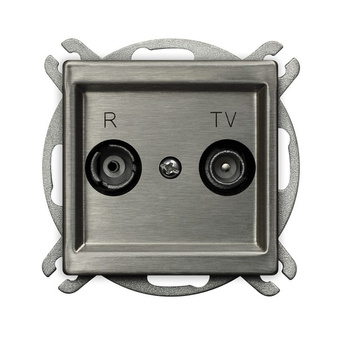 OSPEL SONATA STAL INOX GPA-10RMPZ/m/37 Gniazdo RTV zakończeniowe