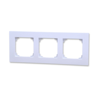 Kontakt Simon 55 line tr3/111 ramka 3-krotna biały mat