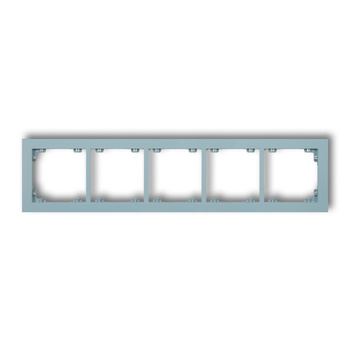 KARLIK DECO 48DR-5 Ramka uniwersalna pięciokrotna z tworzywa DECO Pastel Matt