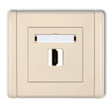 KARLIK FLEXI 1FHDMI-1  Gniazdo pojedyncze HDMI 2.0