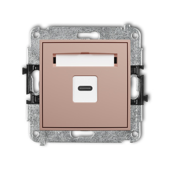 KARLIK MINI 62MGUSB-7 Mechanizm gniazda pojedynczego 1xUSB C-C