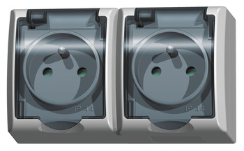 OSPEL FALA GNH-2HZP/00/d Gniazdo podwójne z/u z przesłonami torów, IP