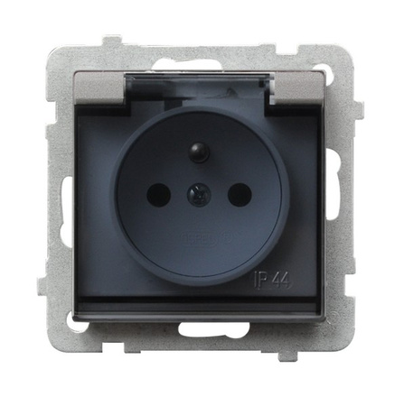 OSPEL SONATA GPH-1RZP/m/38/d Gniazdo bryzgoszczelne z/u IP-44 przesłony