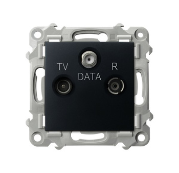 OSPEL SZAFIR GPA-ZD/m/33 Gniazdo RTV-DATA czarny