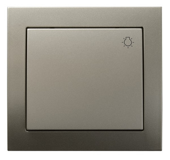 OSPEL KIER ŁP-5W/45 Łącznik zwierny "światło" satyna