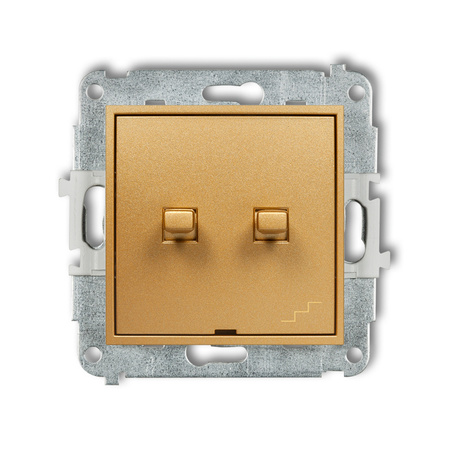 KARLIK ICON 29IWPUS-10.2 Łącznik jednobiegunowy  ze schodowym (osobne zasilanie) w  stylu amerykańskim