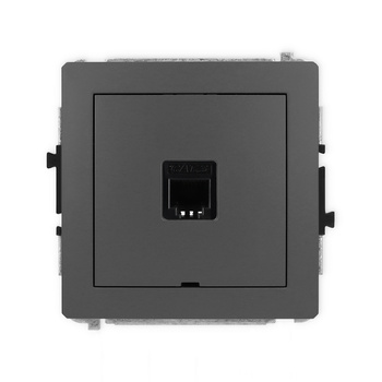 KARLIK DECO 28DGTBO-1  Gniazdo telefoniczne pojedyńcze  1xRJ11