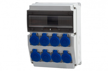 F-ELEKTRO F3.0464 Roz. CAJA 12M 8x230V