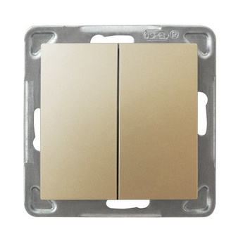 Ospel impresja ŁP-2Y/m/28 Łącznik dwugrupowy świecznikowy złoty