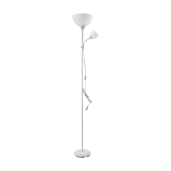Lampa stojąca podłogowa URLAR, 175 cm, E27 max 40W, E14 max 25W, biała