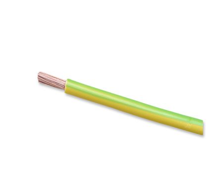 Przewód linka kabel H07V-K LGY 10mm2 450/750 V żółto-zielony ELEKTROKABEL 50mb 5907702814148