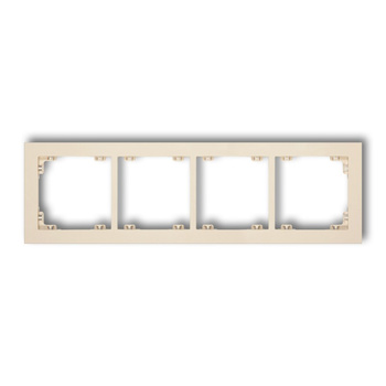 KARLIK DECO 1DR-4 Ramka uniwersalna poczwórna z tworzywa