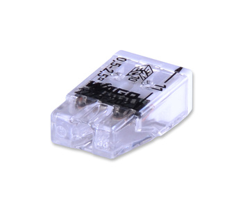 Złączka WAGO 2x2,5 biała