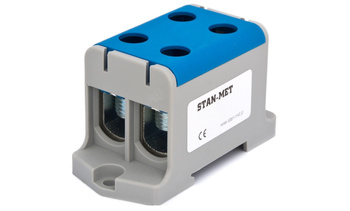 Stan-met Złączka szynowa gwintowa 2x240mm2 niebieski WLZ-35P/2x240/N