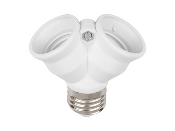 LED line® Przejściówka żarówki E27->2xE27