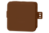 F-ELEKTRO F1.0295 Puszka hermetyczna V7, termoplast 100x100x41 IP54, brąz-klik