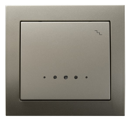 OSPEL KIER ŁP-3WS/45 Łącznik schodowy z podświetleniem satyna