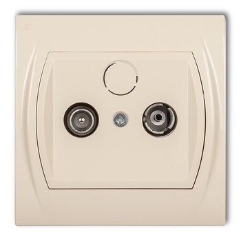 KARLIK LOGO 1LG2K  Gniazdo abonenckie RTV końcowe 2dB