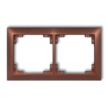 KARLIK DECO 9DRSO-2 Ramka uniwersalna podwójna z tworzywa DECO Soft