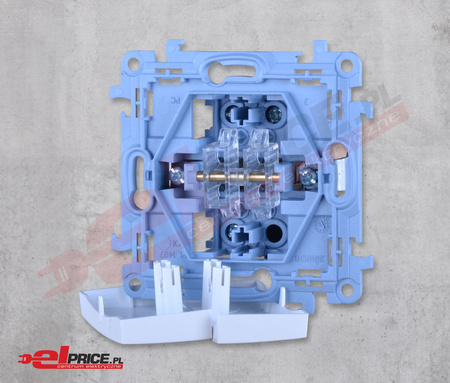 Simon 10 przycisk żaluzjowy biały moduł 10ax czp1.01/11