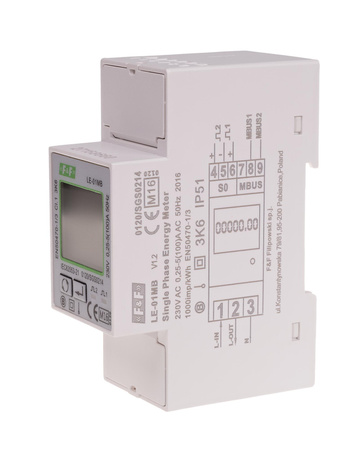 F&F Licznik zużycia energii elektrycznej z certyfikatem MID