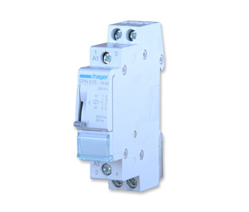 Hager epn515 przekaźnik bistabilny 230vac 1no+1nc