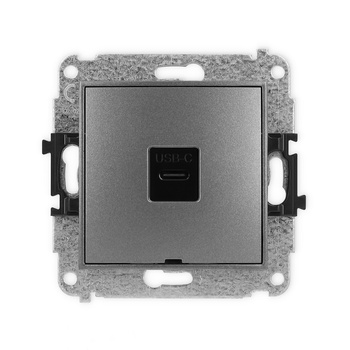 KARLIK MINI 11MGUSBBO-7  Gniazdo pojedyńcze  1xUSB C-C