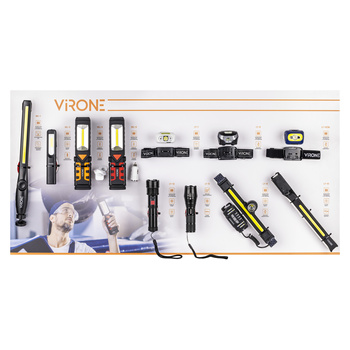 Tablica ekspozycyjna - latarki, 100x50cm