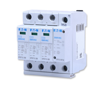 EATON SPBT12-280-3+NPE50 184750 OGRANICZNIK PRZEPIĘC B+C TYP 1+2