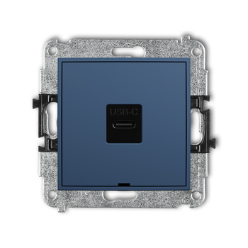 KARLIK MINI 64MGUSBBO-7 Mechanizm gniazda pojedynczego 1xUSB C-C, bez pola opisowego