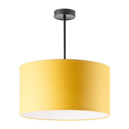 ROLLO lampa wisząca, moc max. 1x60W, musztardowa, krótka