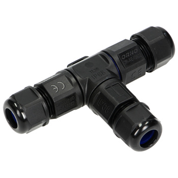 Konektor kablowy trójnik T IP68, 3x4mm², 450V/25A