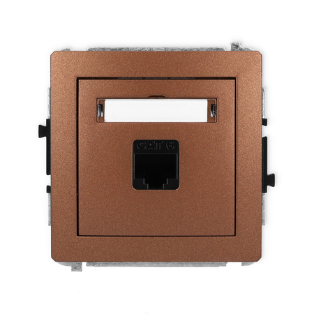 KARLIK DECO 9DGK-3 Gniazdo komputerowe pojedyńcze 1xRJ45