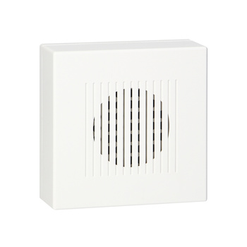 Dzwonek przewodowy elektroniczny jednotonowy RINGIL MINI AC, 230V, biały