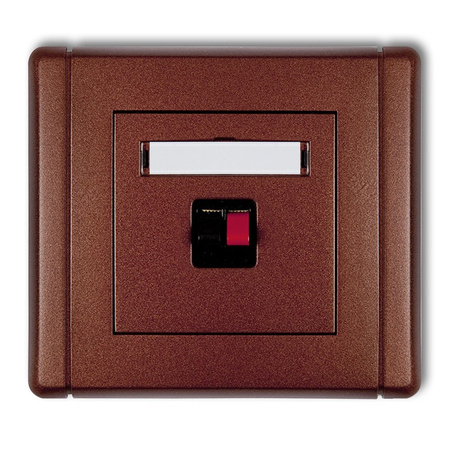 KARLIK FLEXI 9FGG-1 Gniazdo głośnikowe pojedyncze