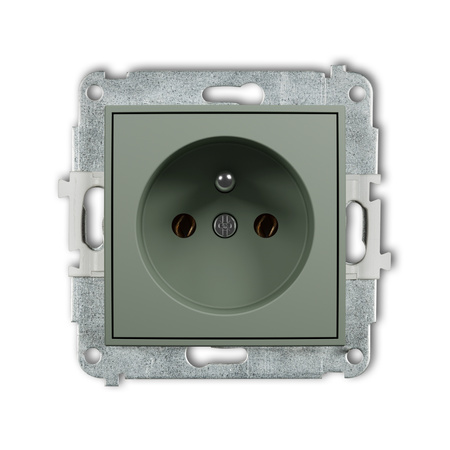 KARLIK ICON 61IGP-1z Mechanizm gniazda pojedynczego z uziemieniem 2P+Z (bez przesłon torów prądowych)