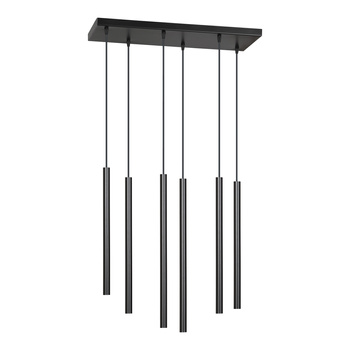 HARMONI lampa wisząca, moc max.6x20W, G9, czarna