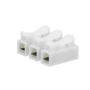 Złączka trzytorowa sprężynowa,  3x2,5mm², 100 sztuk