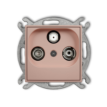 KARLIK ICON 62IGS Mechanizm gniazda abonenckiego RTV-SAT końcowego 1,5dB