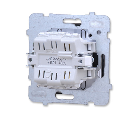 OSPEL AS ŁP-21G/M/33 Łącznik zwierny bez piktogramu czarny metalik