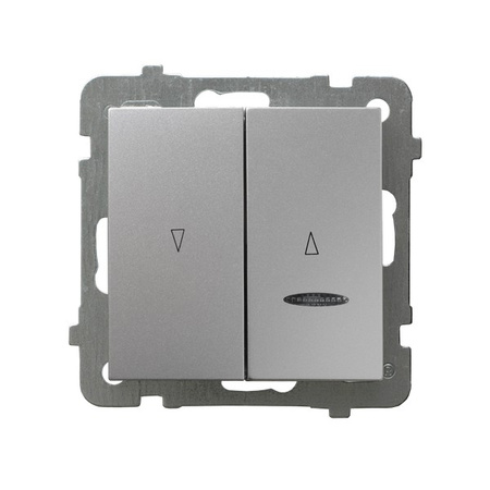 Ospel as ŁP-7GS/m/18 Łącznik żaluzjowy, zwierny, z podświetleniem niebieskim