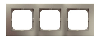 OSPEL AS R-3G/45 Ramka potrójna satyna light