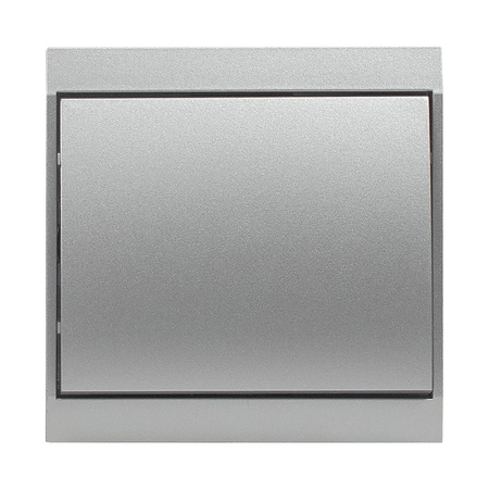 Łącznik p/t schodowy Luna, 10A, 250V, WP-5L, srebrny