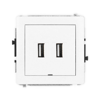 KARLIK DECO DGUSBBO-2  Gniazdo podwójne 2xUSB A-A 2.0
