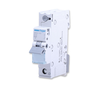 Hager MBS110 Wyłącznik nadprądowy 1P B 10A QuickConnect