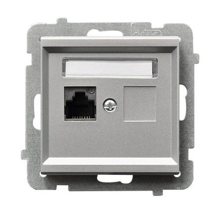 OSPEL SONATA GPK-1R/K6/m/38 Gniazdo komputerowe pojedyncze, kat. 6 MMC