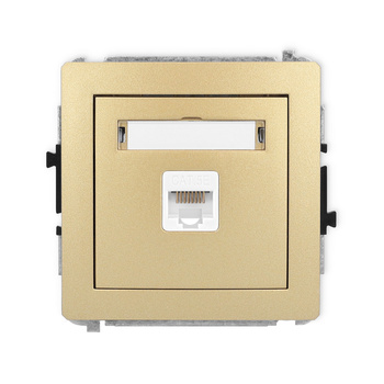 KARLIK DECO 29DGK-1  Gniazdo komputerowe pojedyńcze  1xRJ45